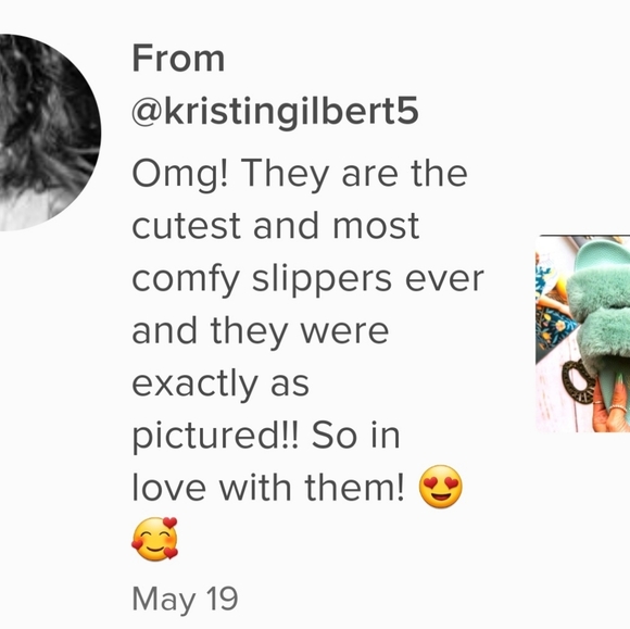 💚Fuzzy Slippers - Picture 2 of 2